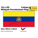 30cm X 60cm Cotton Wilayah Persekutuan Flag